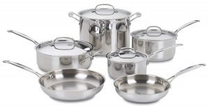 Cuisinart 77-10 Chef's Classic Stainless 10-Piece Cookware Set4. Pure C8 Organic MCT Oil