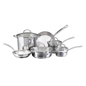 Farberware 75653 Millennium Stainless Steel Cookware Pots and Pans Set