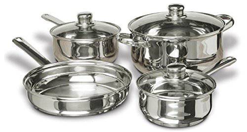 Concord 7-Piece Stainless Steel Cookware Set