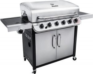 Char-Broil 6-Burner Cabinet Liquid Propane Gas Grill