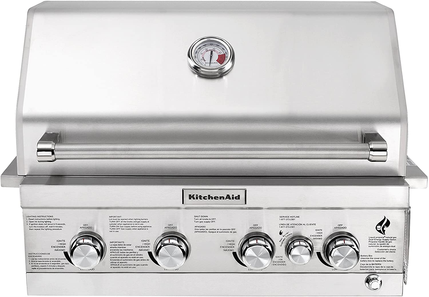 KitchenAid 740-0780 Built-in Propane Gas Grill