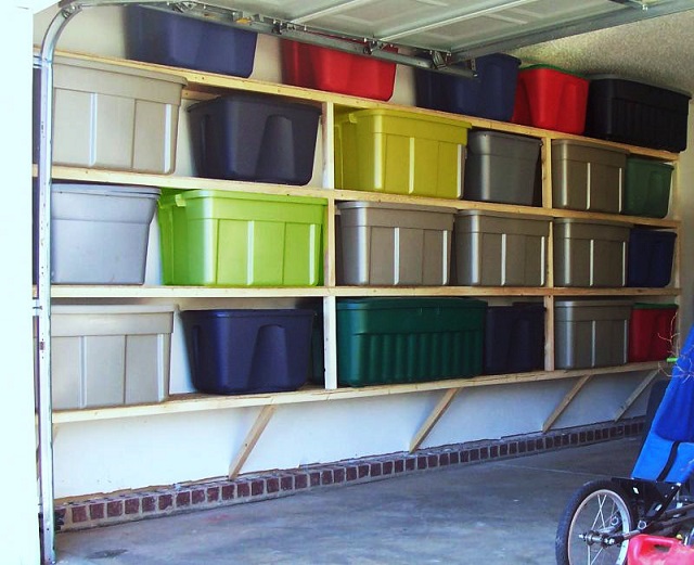 How to Build Wall Mounted Garage Shelves